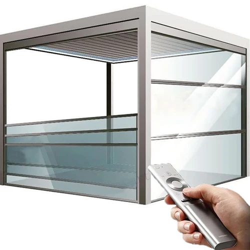 Deda aluminum frame insulating glass vertical air tightness class 7 manual/electric lift window