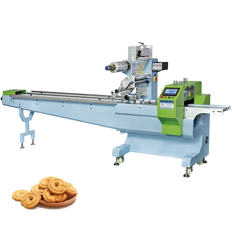 Автоматический оригинальный полный сервопривод хлеб печенье Mooncake хлебобулочные изделия упаковочная машина