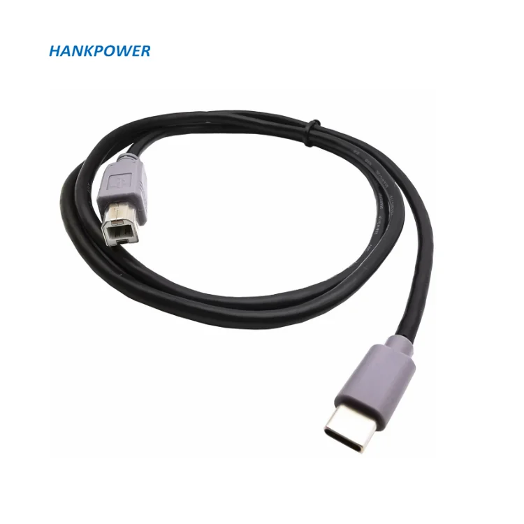 OEM ODM Factory Type C Printer Cable USB 2.0 Type C To Type B Cable For Printer Scanner MIDI OGT