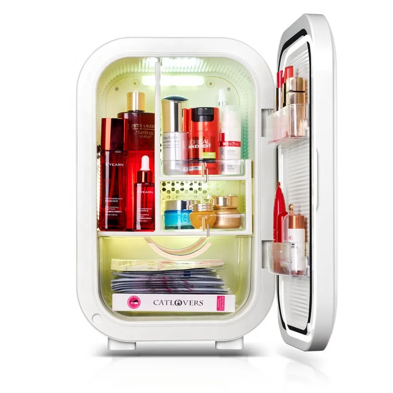 KEMIN Beauty Cosmetics Skincare Mini Refrigerator Makeup Mini Refrigerator Mini Refrigerator For Cosmetics