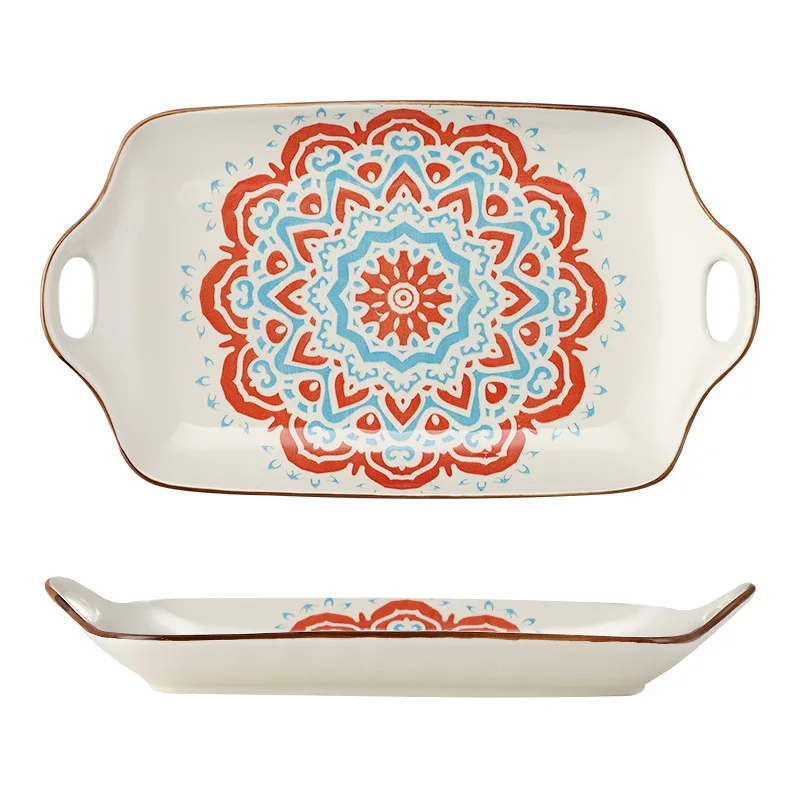 vaisselle en ceramique de qualite alimentaire restaurant complete birthday plates &Baking sheet dishes Sold by ton