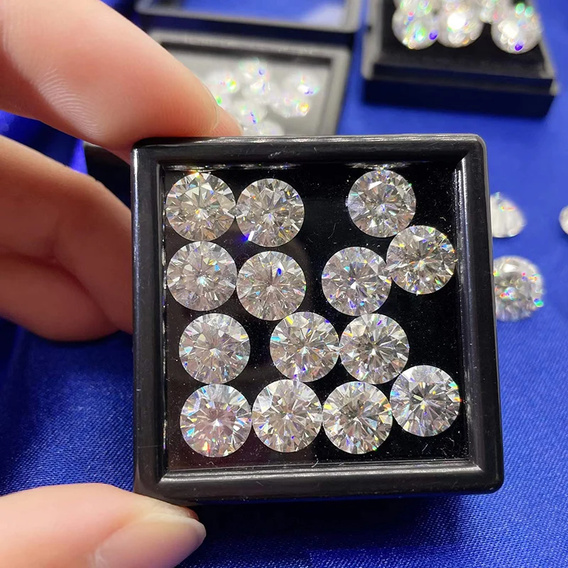Hailer Wholesale Mossanite Special Cut GRA Top D White Round Moissanite Diamond