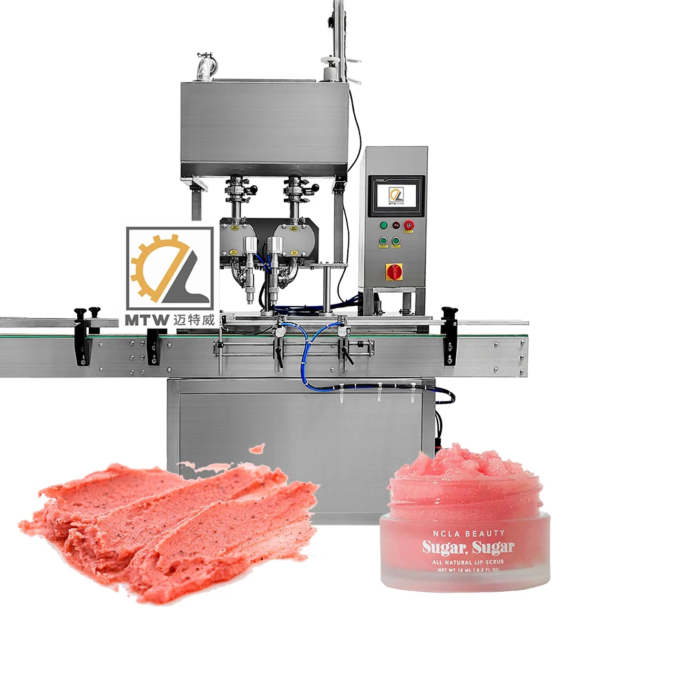 MTW Equipment With Heater Hopper Lip Balm Herbal Ointment Bottling Filling Machine