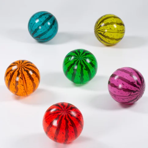 60mm color watermelon stretch ball floating water ball bouncing children toys