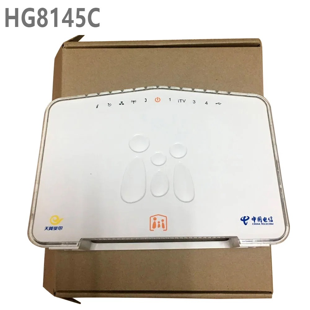 Used GPON ONU ONT HG8145C 1GE+3FE+Pots+WiFi Wi-Fi Router GPON/EPON Terminal FTTH Modem Anatel 1GE GPON 8145C ONU