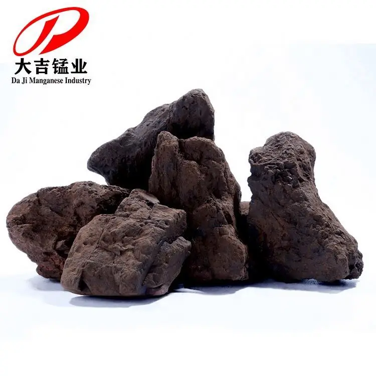 Hunan daji factory High Quality Filter Materials 82% MnO2 Green Manganese Dioxide ore For Removal Iron Manganese