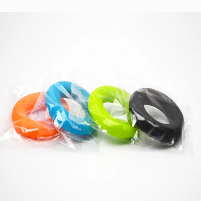 
Free Sample 30-60Lb Exercise Silicone Grip Rings Hand Grip Strengthener Workout 