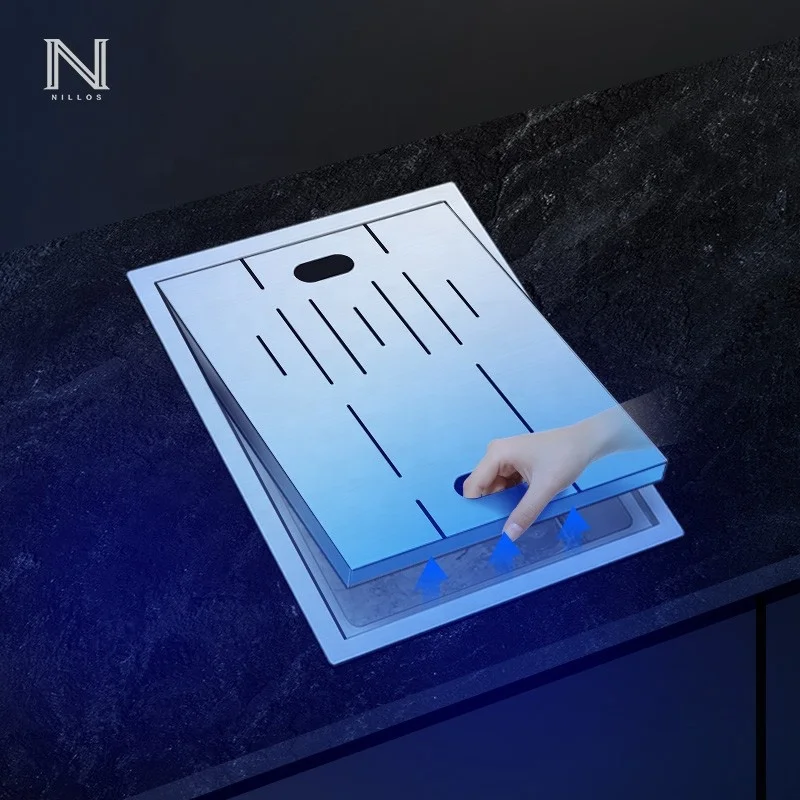 N4535A матовая Скрытая кухонная раковина современный разбрызгатель с подъемным краном