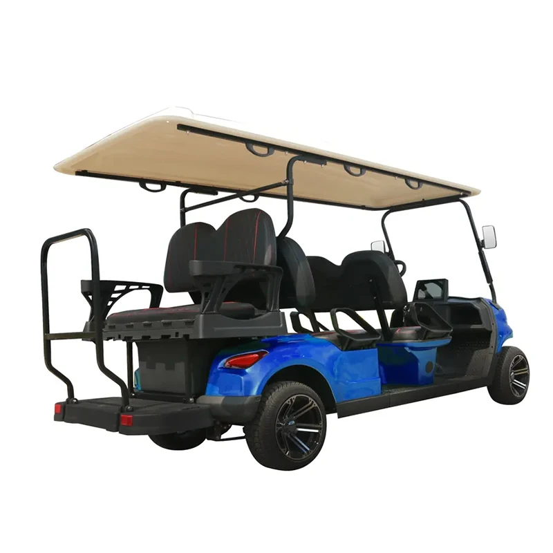 New Design Most Popular New Version China Manufacturer Golf Buggy Electric 4+2 Seats BUGGYPRO 4+2 Electric Golf Cart