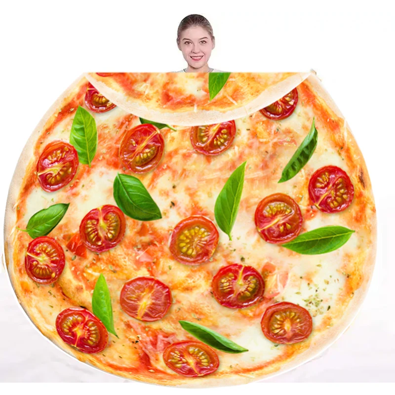 Pizza Blanket for Kids Realistic Pizza blankets & throws, Super Soft Funny Blanket Gifts for Teenage Boys and Girls