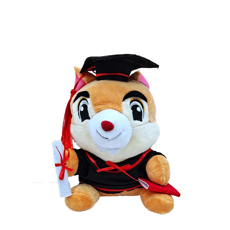 Wholesale hot selling graduation memorial plush toy teddy bear KT cat gift