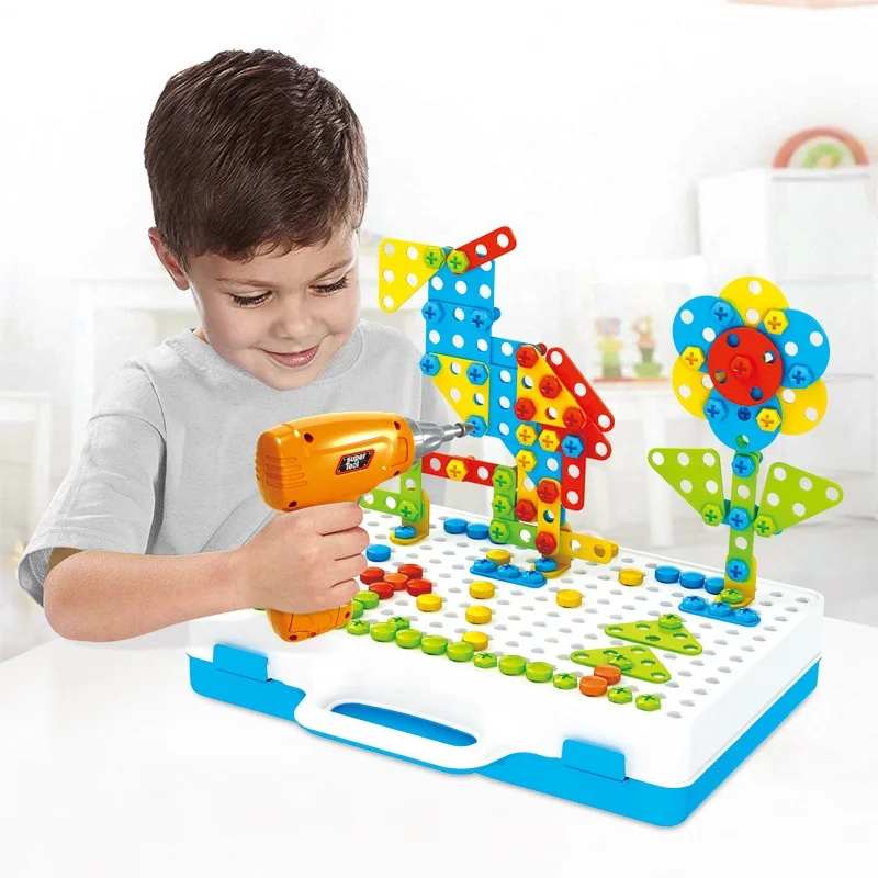 2024 Hot Sale DIY Toy Magic Cube Mosaic Puzzle Toys Kids Educational 3D Puzzles For Kids