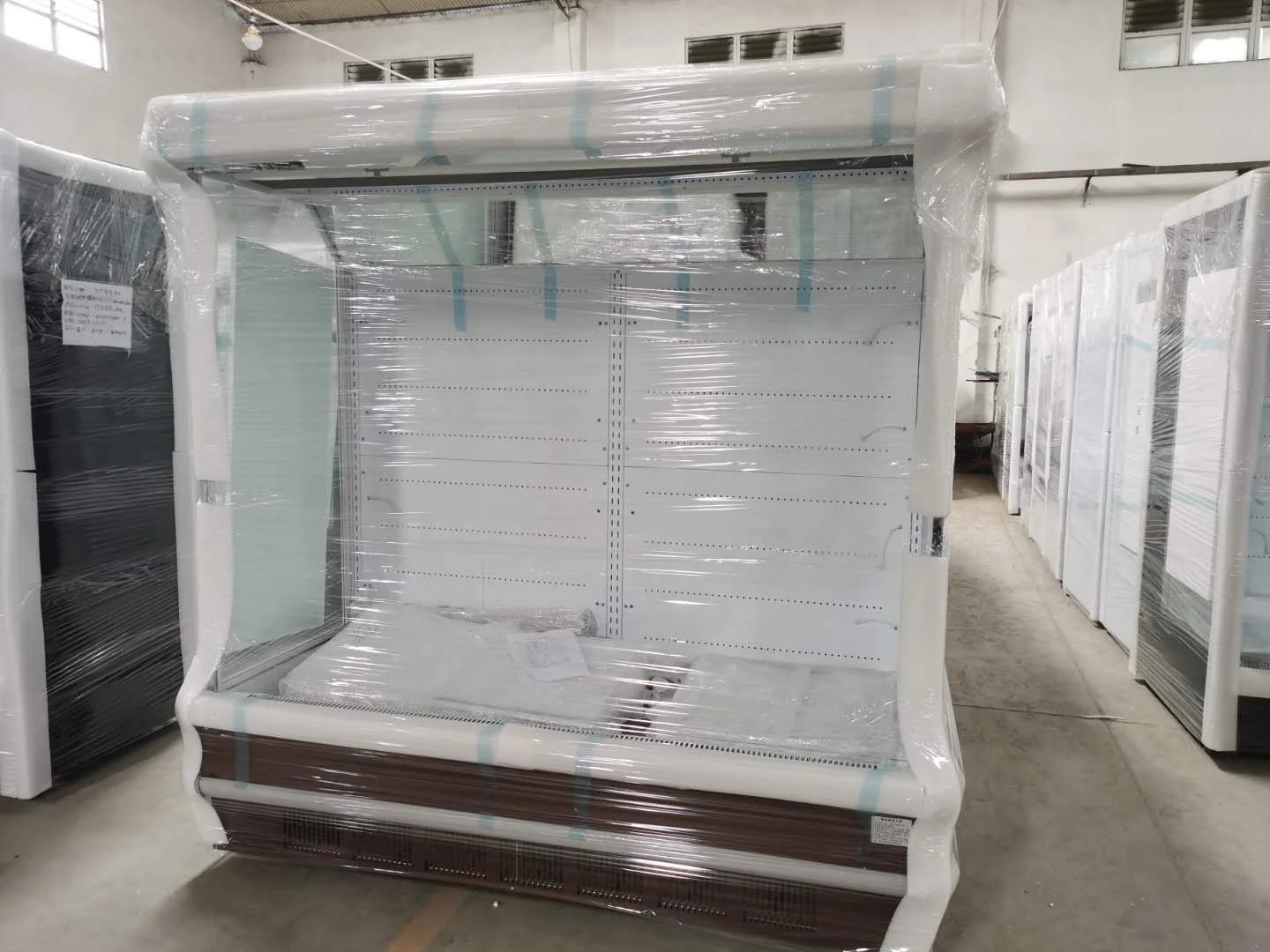 2.5m systainer high quality compressor glass sliding doors paraffin display fridge/refrigerator for supermarket