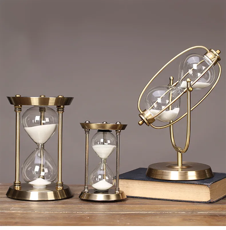Wholesale High Borosilicate Handmade Hourglass Timer Clocks