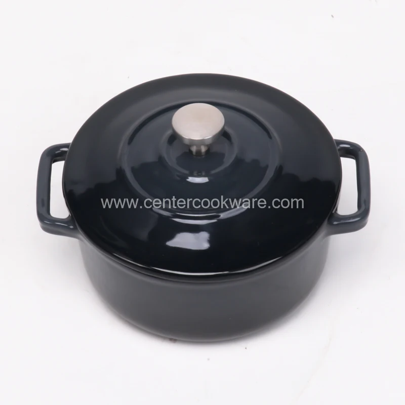Cast Iron mini casserole dutch oven for baking use mini serving pot