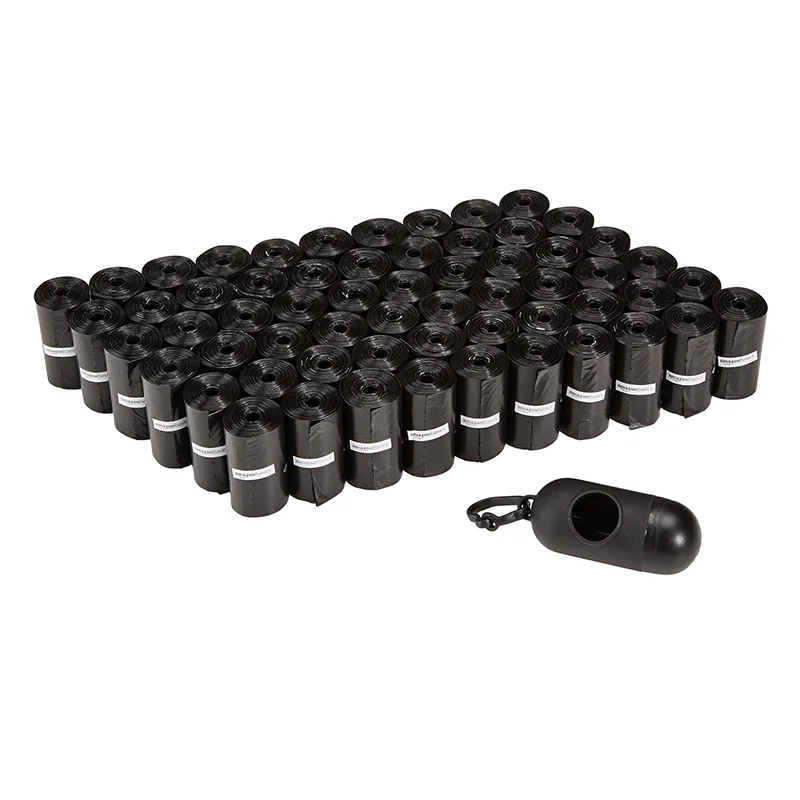 Manufacturer Wholesale Custom Logo Portable Pe Biodegradable Box Packed Pet Waste Bags Dog Poop Bag With Dispenser