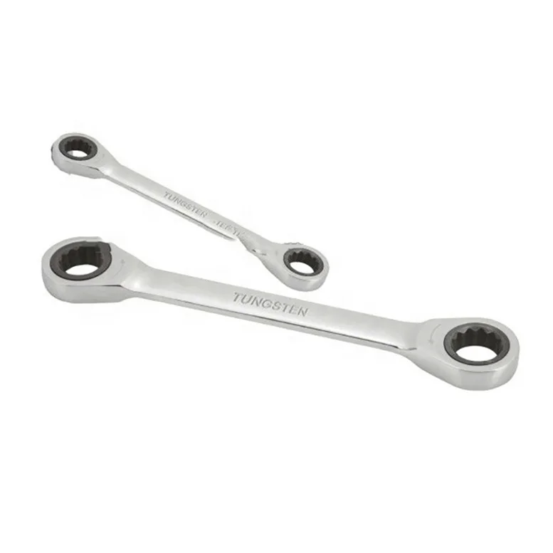 Combination ratchet wrench set 14 PC adjustable torque ratchet spanners wrench