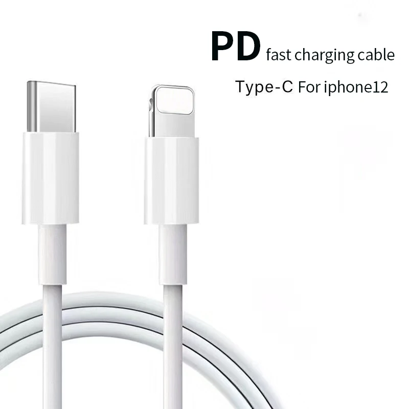  Высокое качество для освещения USB-C кабель Type-c Быстрая зарядка 20 Вт PD передачи данных Iphone 11 12