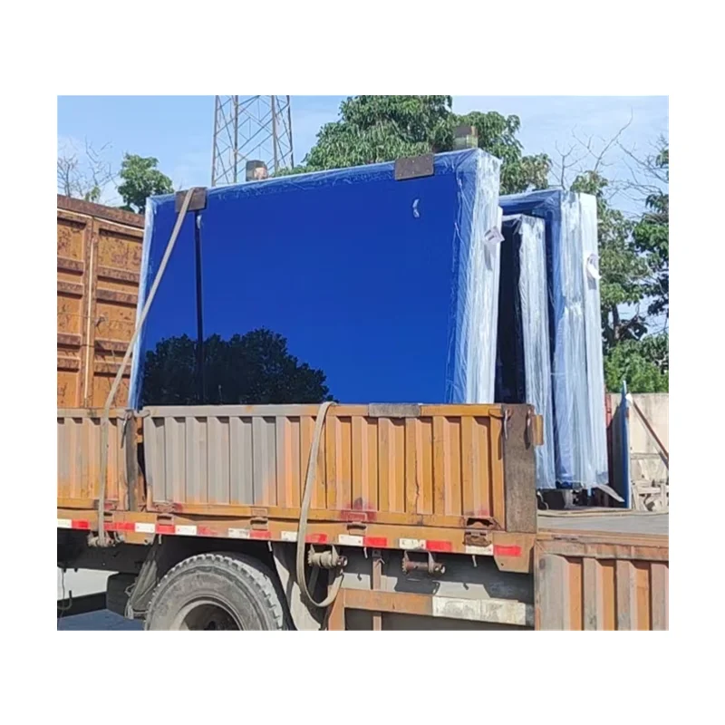 factory price Ready For Ship 4mm 5mm 6mm dark blue Reflective Float Building Window Glass Sheet manufacturer direct