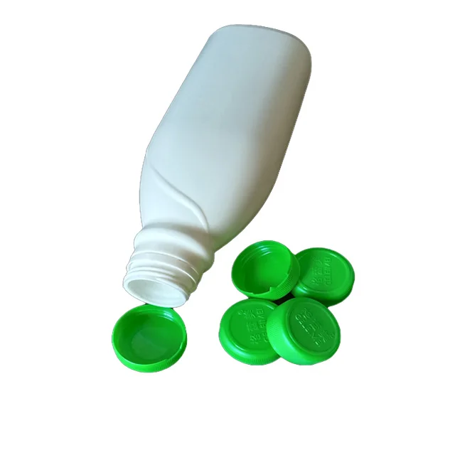 40mm wholesale custom logo flat top plastic water bottle screw caps