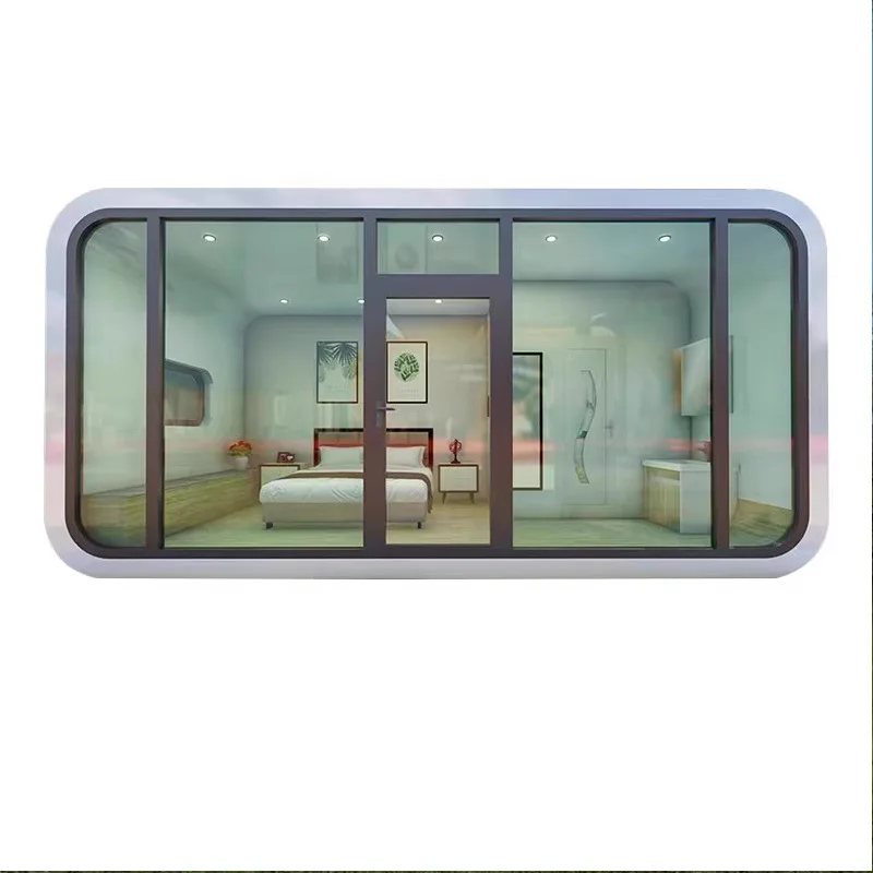 Factory Price Customized  Apple Cabin Tiny Mobile Working House Living Container Home  Cabin prefabricated pod house Cabin