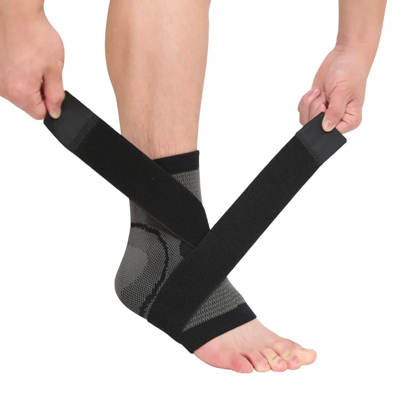Sports Ankle Brace Compression Strap Gym Fitness 3D Elastic Bandage Foot Sleeves Support Plantar Fasciitis