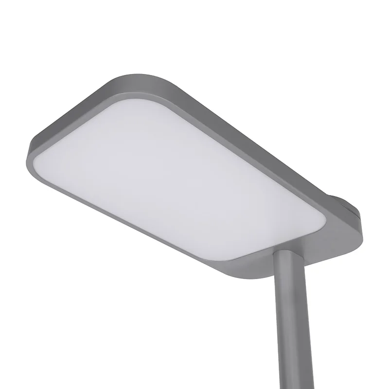 LED Reading  Silver metallic  floor lamp