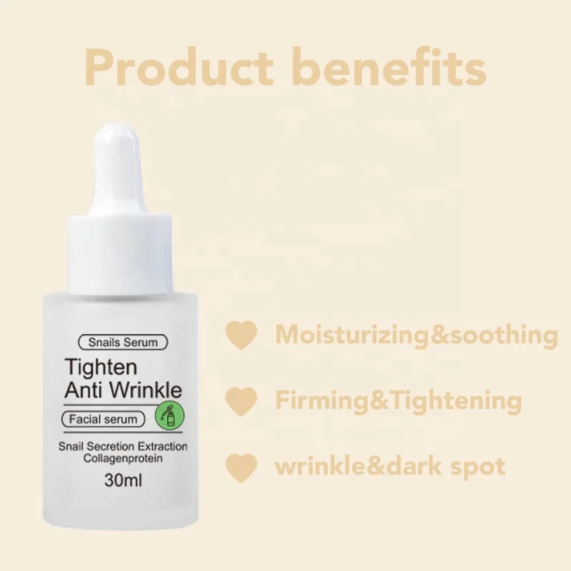 Wholesale Private Label anti wrinkle serum anti dark spot  anti age face serum face serum