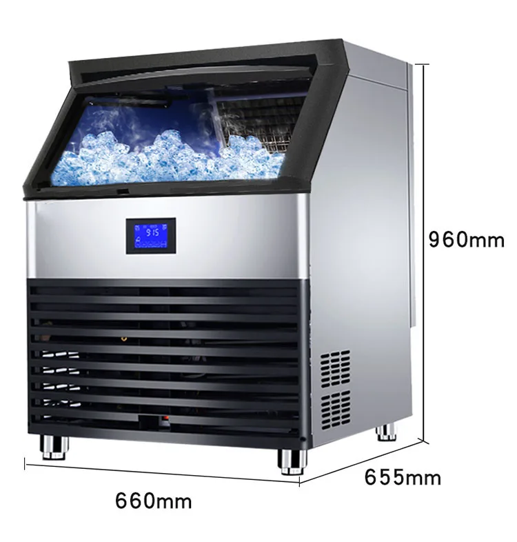 Coffee Shop  100Kg/24H Mini Ice Cube Machine China