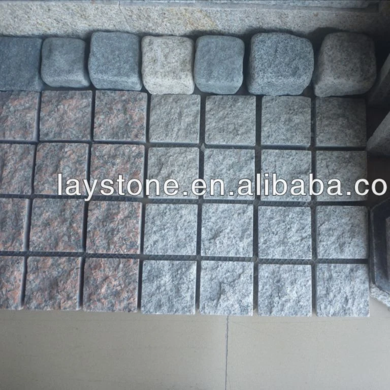 Cheap Chinese granite pavers cube courtyard granite pavers outdoor driveway park road pavers