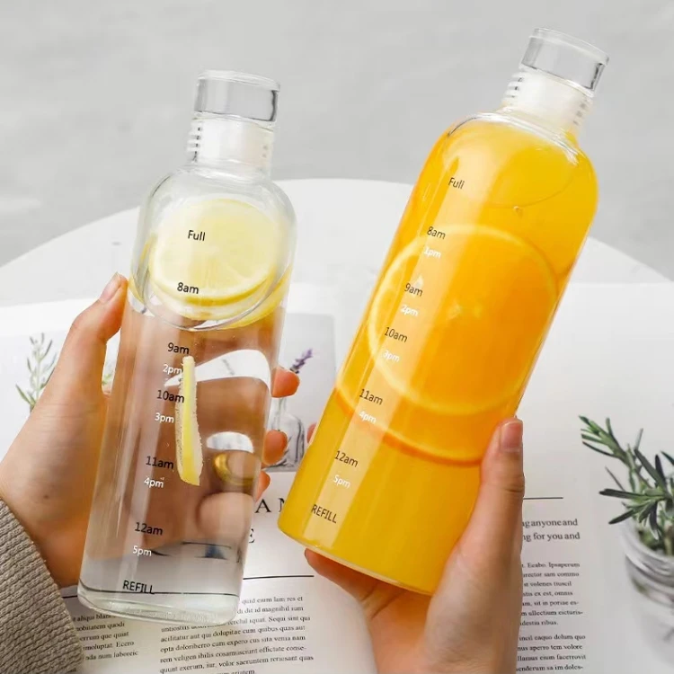Hot Sale Custom Kitchen Cabinet Set Glass Spice Juice Storage Jar Container with Lids Screen Printed Roll-On Sealing Type