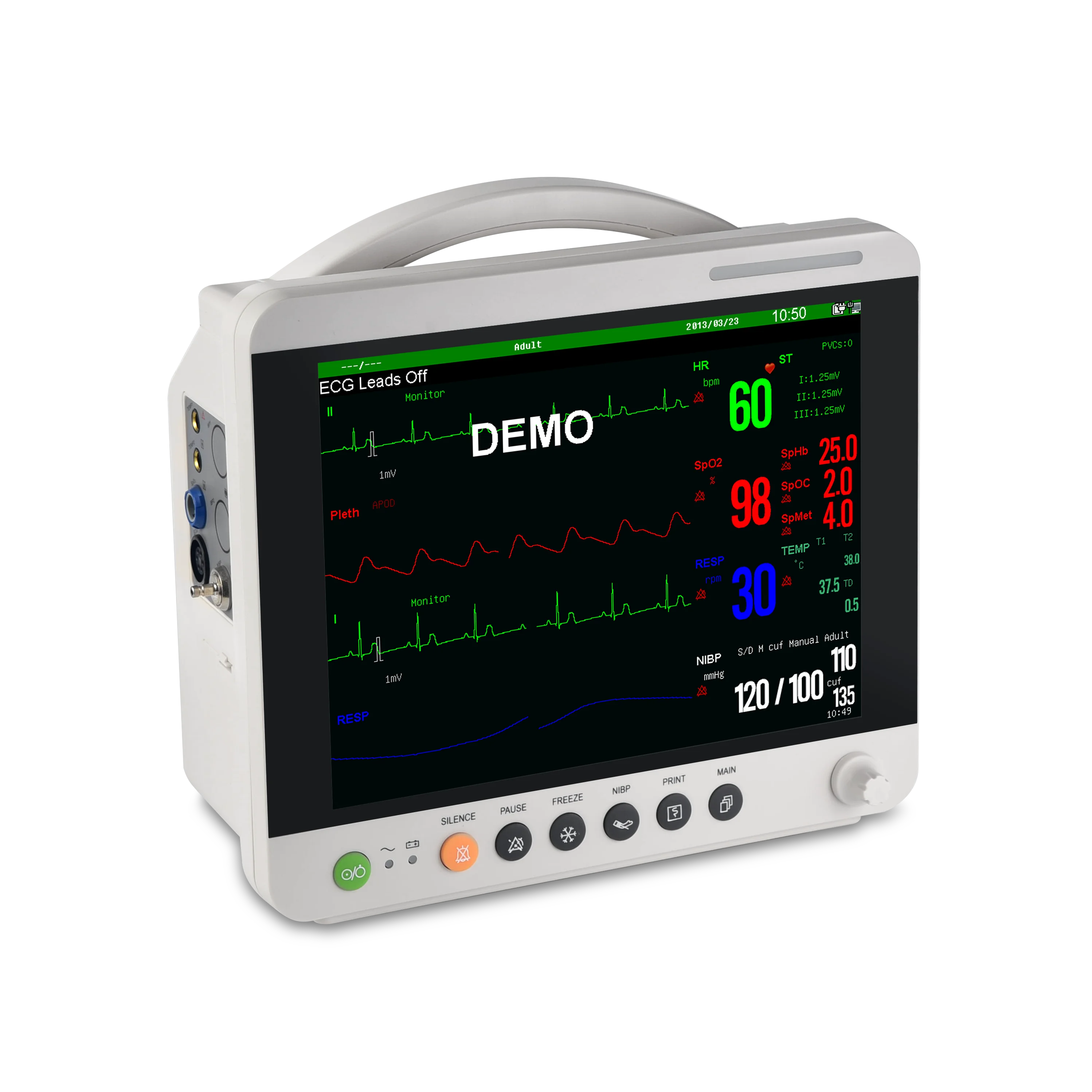 12 Inch Veterinary Monitor Professional patient monitor design for vet Cats (Small),Dogs (Middle),Horses(Large)