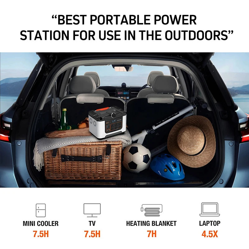 Power Station Portable Solar Charger 180000mah 648wh Battery with PD 60W USB C and QC 3.0 Backup Power Supply for Outdoors