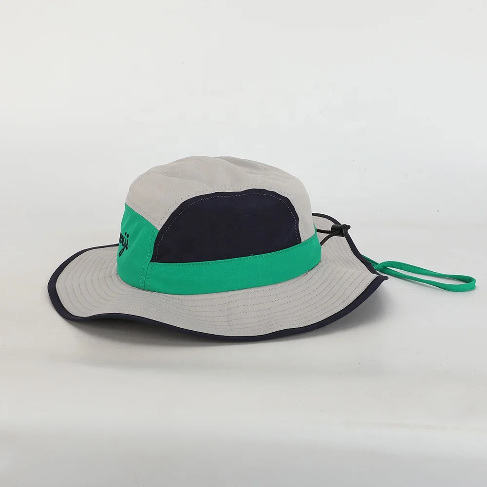 Wholesale High Quality Embroidery Logo Reversible Fisherman Gorras Mens Women Sun Cap Polyester Rope Custom Summer Bucket Hat