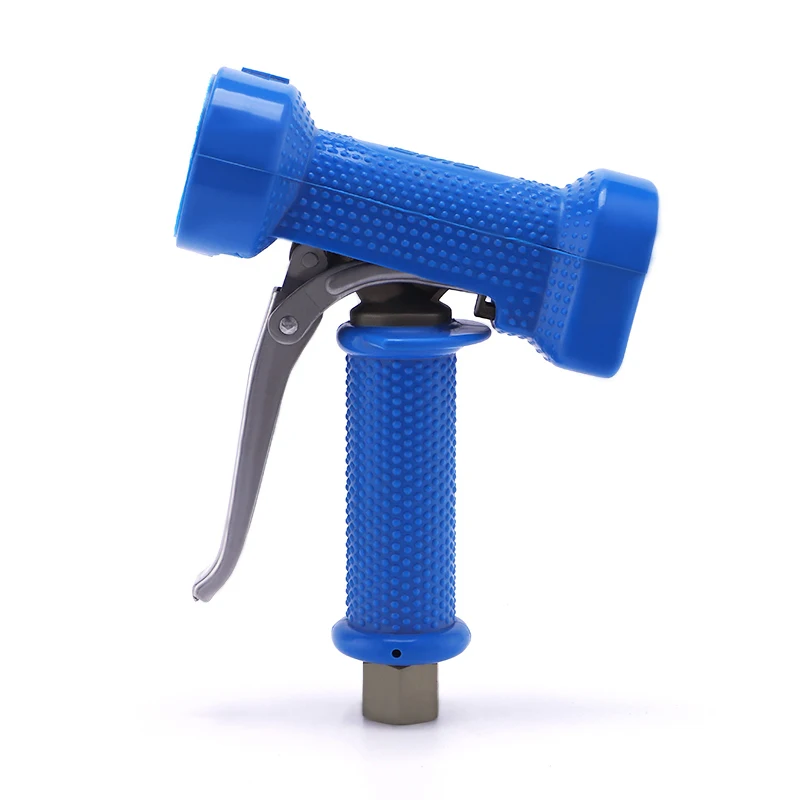 CT Coupling Blue Power Rubber Cover Trigger Operated Heavy Duty Brass Water Spray Gun
