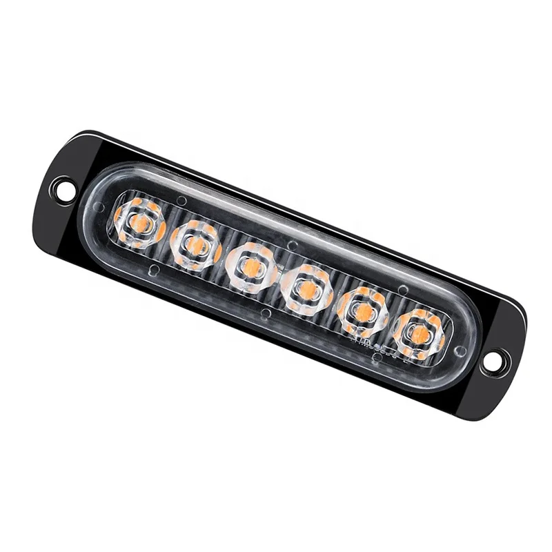 12V 6LED For Car Truck Emergency Beacon Warning Hazard Flash Strobe Safety side Light