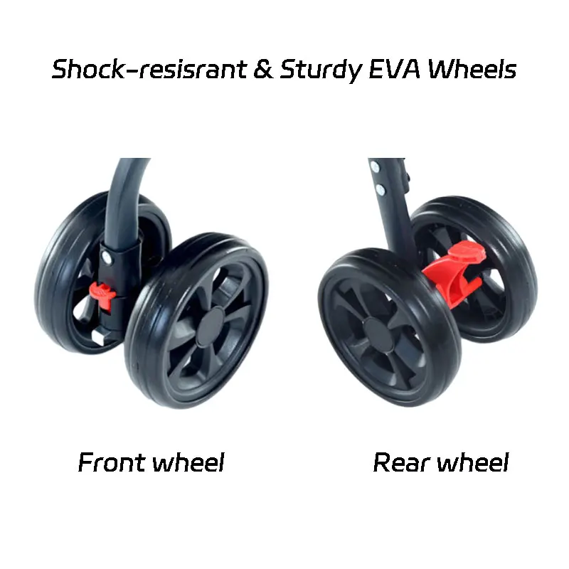 Wholesale Price Travel Pet Stroller Quick Fold Detachable Carrier Large Space Durable EVA 4 Wheels Luxury Pet Strollers