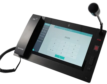 IP-видео пейджинговой консоли/SIP Mastation станции/Hands-free настольная