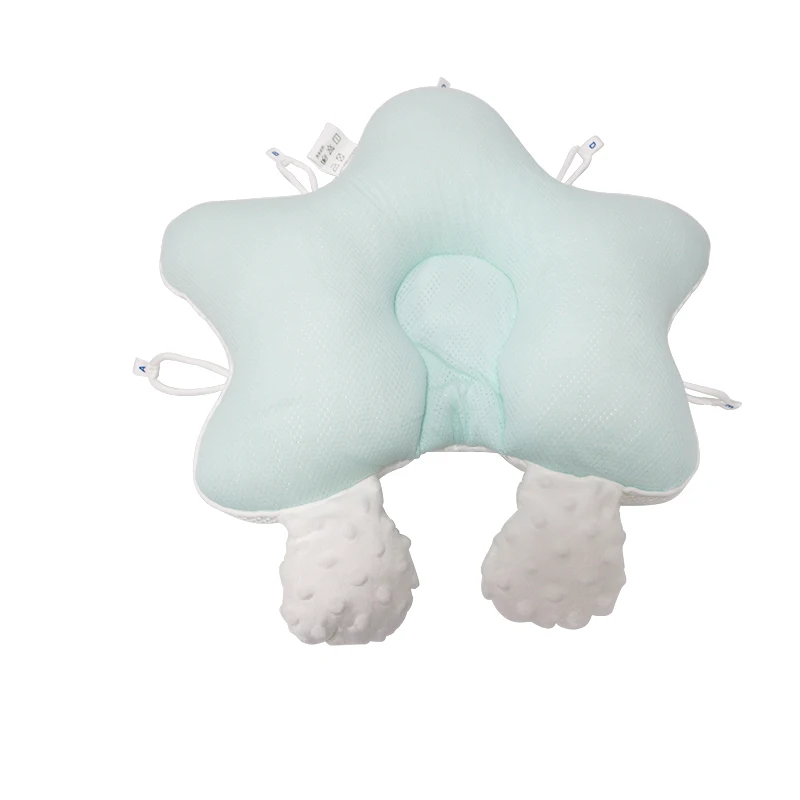 Multi-functional Soothing Styling Pillow New Detachable Design 1-3 Years Old Five-Pointed Star Shape for Both Sides