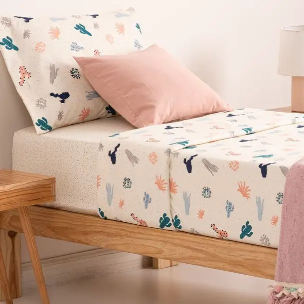 Дизайн кактуса 100% полиэстер дисперсный текстиль ткань для постельного белья из