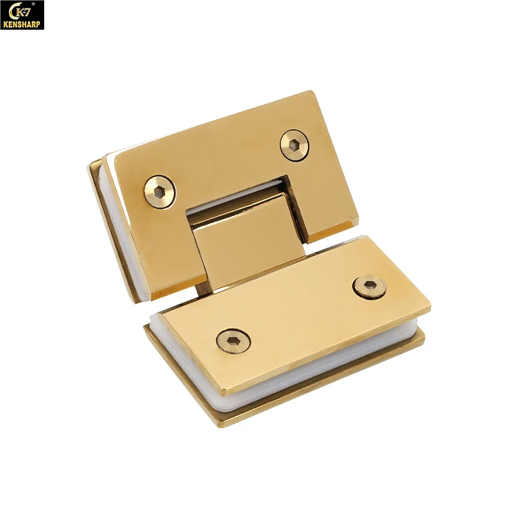 Heavy Duty Stainless Steel 135 Degree Glass Screen Panel Glass To Glass Clamp Shower Hinge Shower Door Double Side Hinge