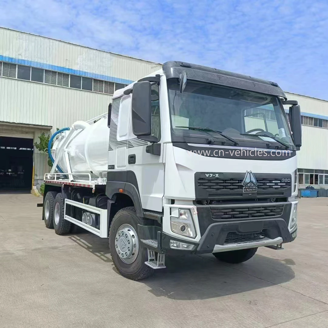 HOWO V76X Vac Septic Vacuum Sewage Fecal Suction Truck
