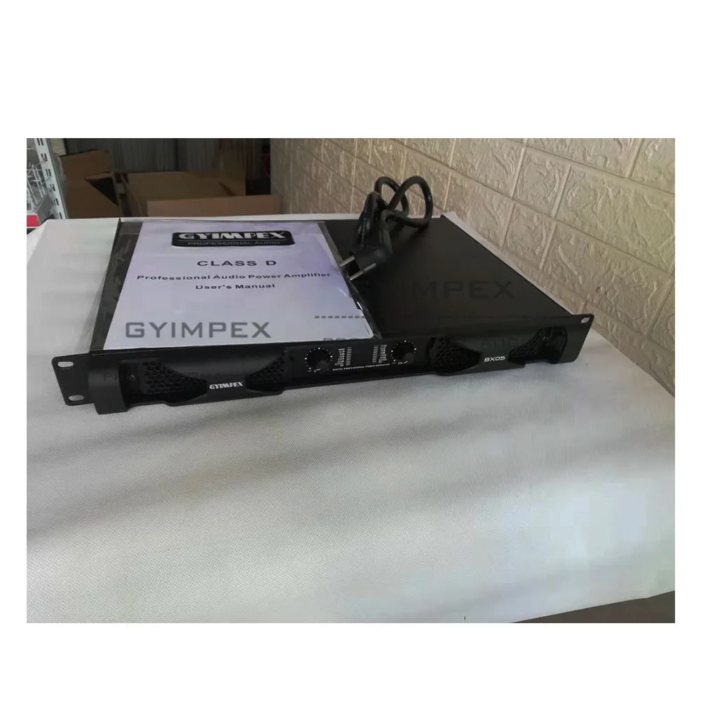 high efficient cooling system 2*2400w class d 2 channels 1U Professional High Power Amplifier for Conference Stage Performance