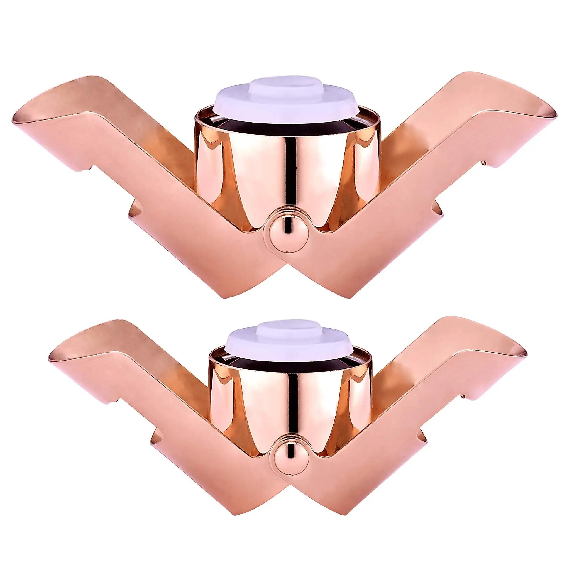 Champagne Stoppers Stainless Steel, Leak Proof Wine Bottle Saver , Champagne Accessories for Prosecco Cava Sparkling Wine