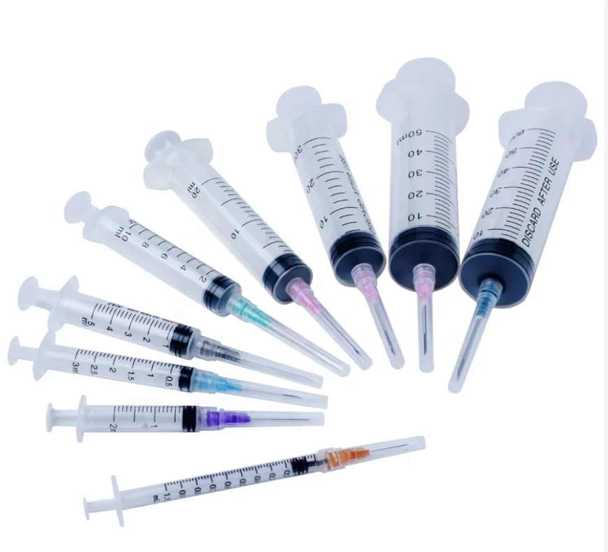 Hot sale medical 1ml 3ml 5ml ml auto disable needle and syringe