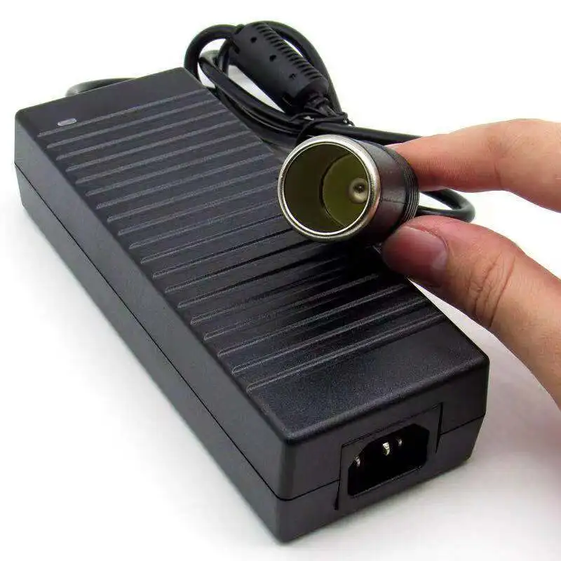 AC to DC Converter 110-220V to 12V Cigarette Lighter Socket Wall Plug 10A 120W Power adapter Charger