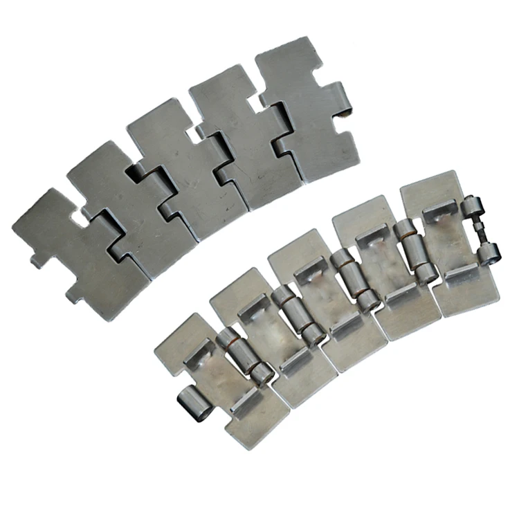 FACTORY DIRECTLY SS881TAB  stainless steel  side flexible chain for conveyor system in glasses and heavy industry