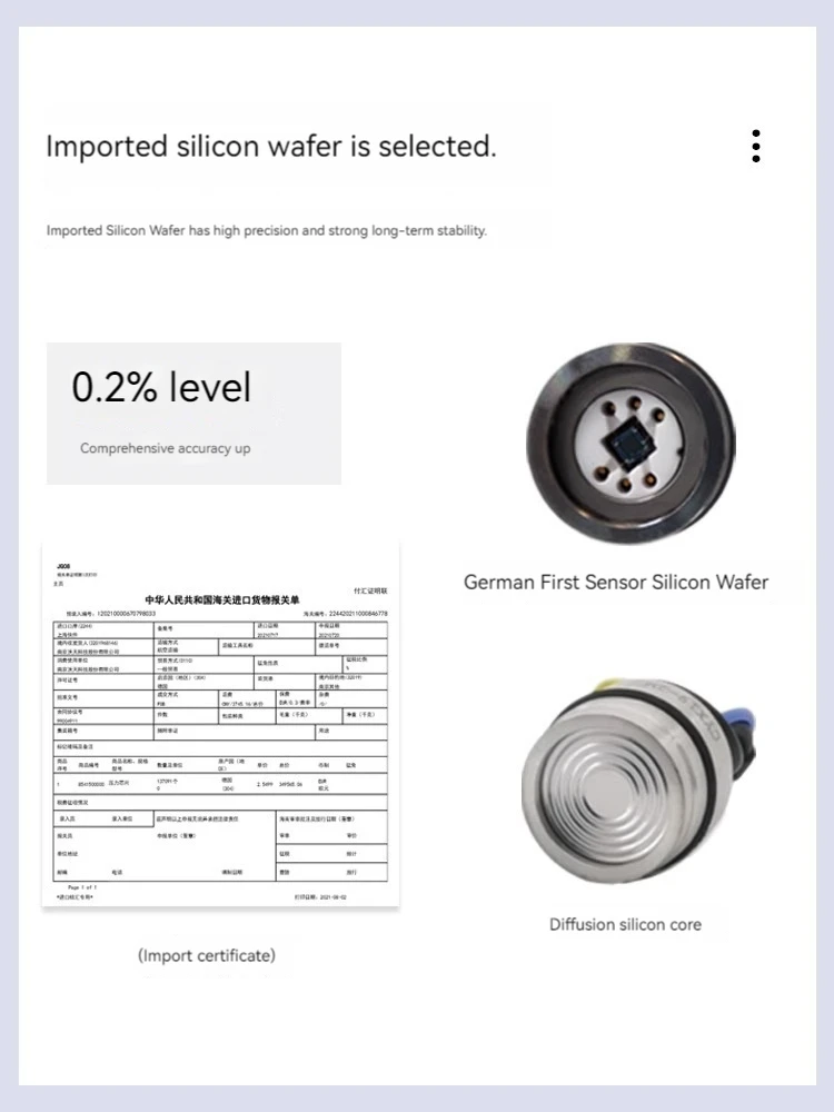 Intelligent transmission controller, one 4-20mA, two relays, 24V/220V, optional electrical contact pressure switch