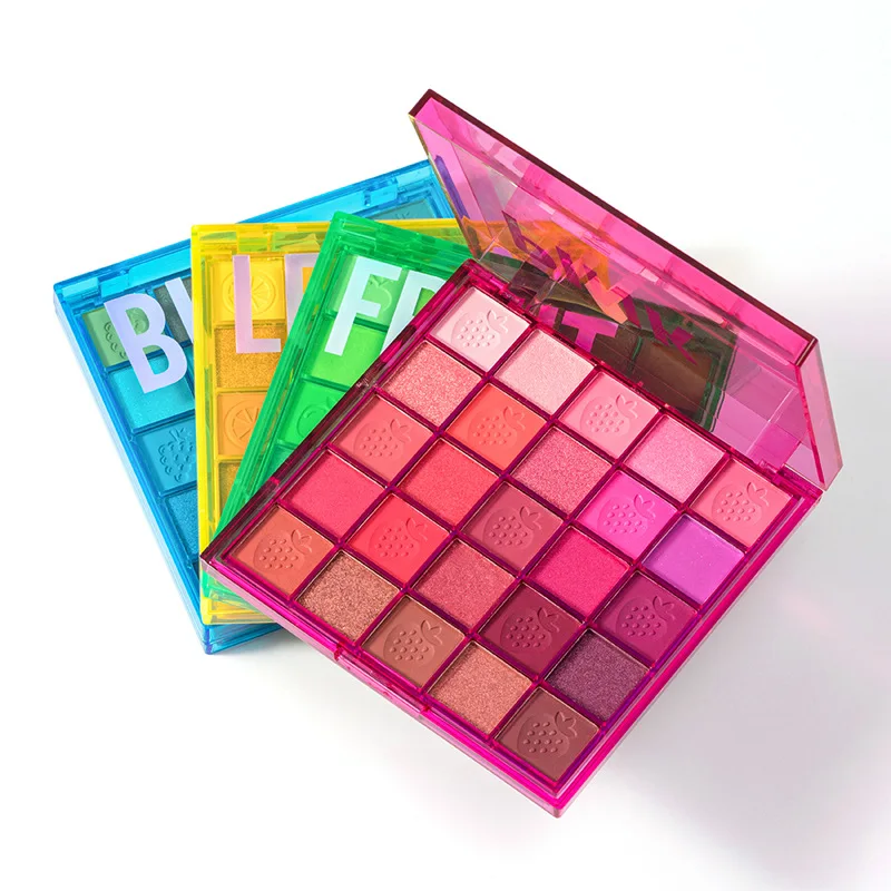 High pigment private label glitter nude huda eyeshadow palettes YABAOLIAN beauty make up eye shadow palette cosmetics