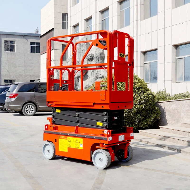 Most Popular 12M Mobile Aerial Elevating Scissor Lift Work Platform Mobile Lifting Platform Auto